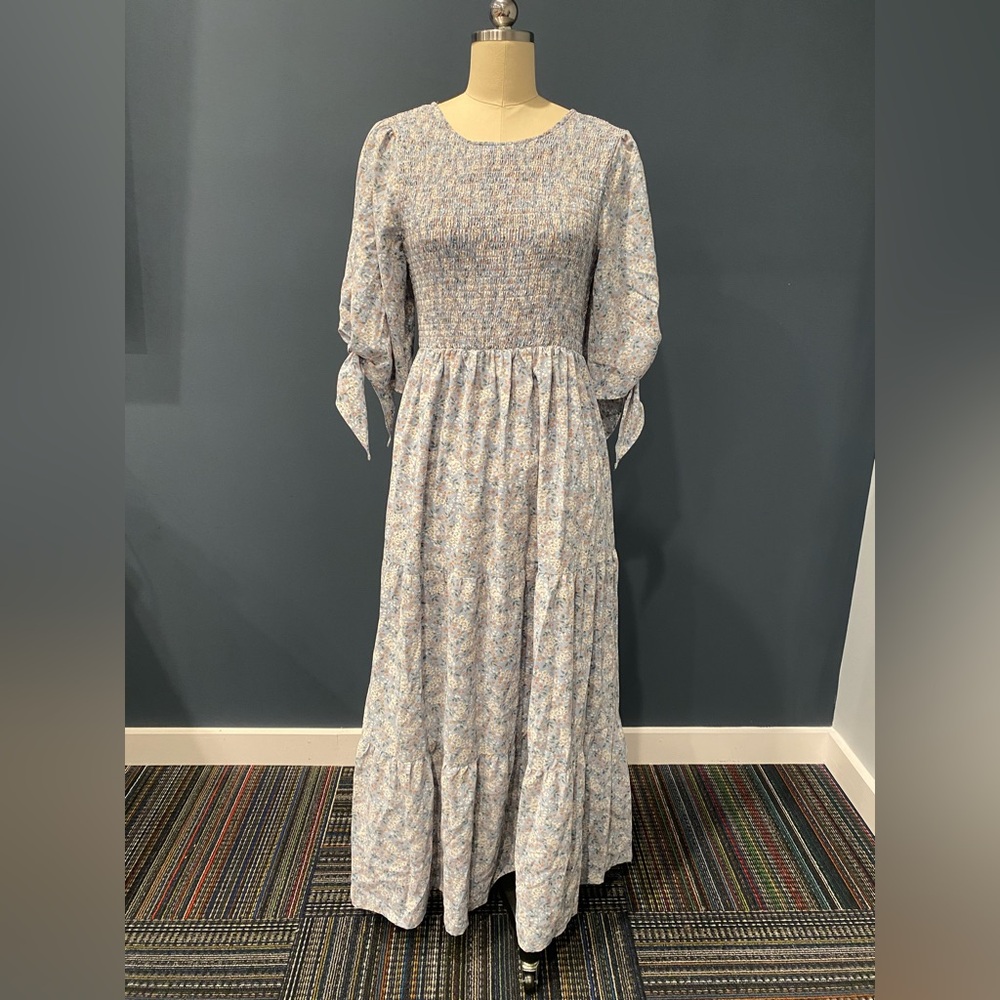 Blue Floral Dress
